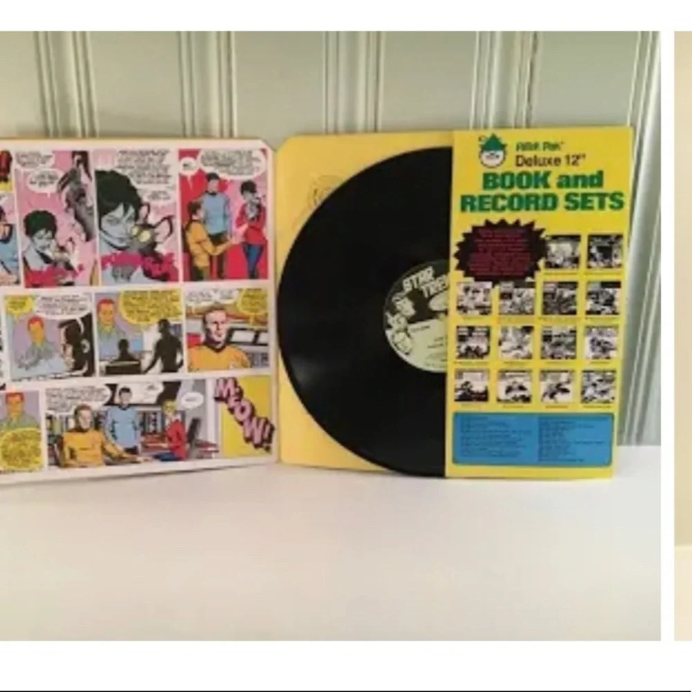 🪐VINTAGE STAR TREK Book & Record Set - Picture 4 of 7